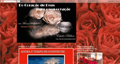 Desktop Screenshot of docoracaodedeusparaoseucoracao.blogspot.com