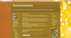 Desktop Screenshot of konsumanten.blogspot.com