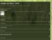 Tablet Screenshot of amigosdedeus2010.blogspot.com