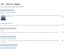 Tablet Screenshot of jewsinjapan.blogspot.com