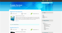 Desktop Screenshot of franglereviews.blogspot.com
