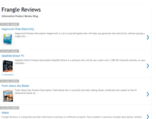 Tablet Screenshot of franglereviews.blogspot.com