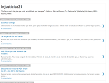 Tablet Screenshot of injusticias21.blogspot.com