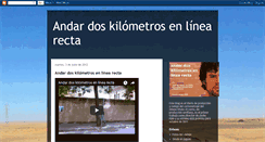 Desktop Screenshot of andardoskilometros.blogspot.com