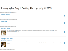 Tablet Screenshot of destinyphotography-blog.blogspot.com