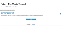 Tablet Screenshot of followthemagicthread.blogspot.com