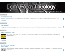 Tablet Screenshot of dormroomtheology.blogspot.com