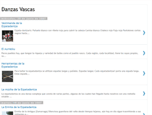 Tablet Screenshot of danzasvascas.blogspot.com