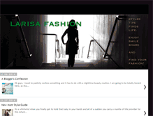 Tablet Screenshot of larisafashion.blogspot.com