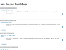 Tablet Screenshot of dugginsdoodlebugs.blogspot.com