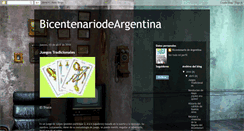 Desktop Screenshot of bicentenariodeargentina.blogspot.com