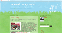 Desktop Screenshot of markhaleyholler.blogspot.com