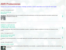 Tablet Screenshot of amrproducciones.blogspot.com