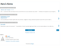 Tablet Screenshot of maruskorea.blogspot.com
