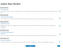 Tablet Screenshot of maryverdick.blogspot.com