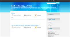 Desktop Screenshot of best-tech-articles.blogspot.com