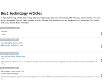 Tablet Screenshot of best-tech-articles.blogspot.com