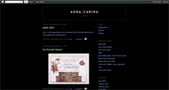 Desktop Screenshot of anna-carina.blogspot.com