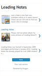 Mobile Screenshot of leadingnotes.blogspot.com