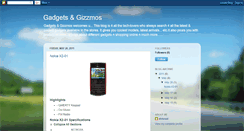 Desktop Screenshot of gadgetsngizzmos.blogspot.com