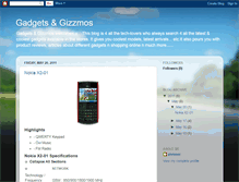 Tablet Screenshot of gadgetsngizzmos.blogspot.com