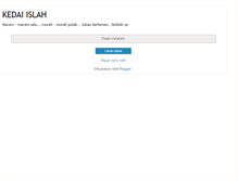 Tablet Screenshot of kedaiislah.blogspot.com