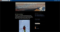 Desktop Screenshot of icefactor.blogspot.com