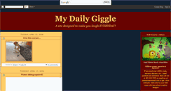 Desktop Screenshot of mydailygiggle.blogspot.com
