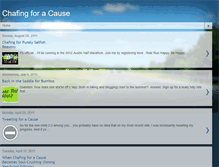 Tablet Screenshot of chafingforacause.blogspot.com