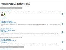 Tablet Screenshot of pasionporlaresistencia.blogspot.com