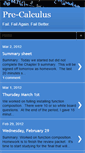 Mobile Screenshot of precalculus-radcliffe.blogspot.com