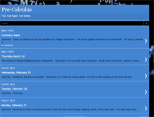 Tablet Screenshot of precalculus-radcliffe.blogspot.com