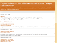 Tablet Screenshot of marymathamananthavady.blogspot.com