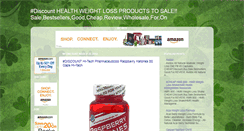 Desktop Screenshot of healthweightlossproductstosale.blogspot.com