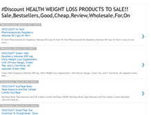 Tablet Screenshot of healthweightlossproductstosale.blogspot.com