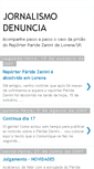 Mobile Screenshot of jornalismodenuncia.blogspot.com