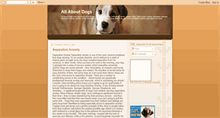 Desktop Screenshot of justdogsdogsdogs.blogspot.com