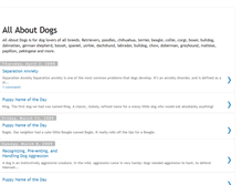 Tablet Screenshot of justdogsdogsdogs.blogspot.com