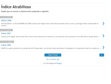 Tablet Screenshot of indiceatrabilioso.blogspot.com