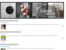 Tablet Screenshot of haven-space.blogspot.com