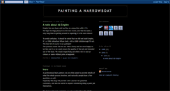 Desktop Screenshot of canalboatpainting.blogspot.com