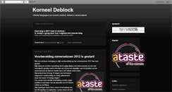 Desktop Screenshot of korneeldeblock.blogspot.com