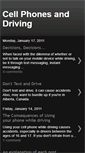 Mobile Screenshot of cellphonedrivingblog.blogspot.com