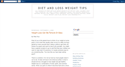 Desktop Screenshot of diet-loss-weight-tips.blogspot.com