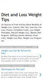 Mobile Screenshot of diet-loss-weight-tips.blogspot.com