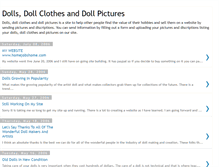 Tablet Screenshot of dollsdollclothesanddollpictures.blogspot.com