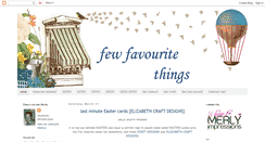 Desktop Screenshot of few-favourite-things.blogspot.com