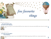 Tablet Screenshot of few-favourite-things.blogspot.com