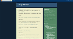 Desktop Screenshot of heapofsweeps.blogspot.com
