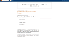 Desktop Screenshot of indicletters.blogspot.com